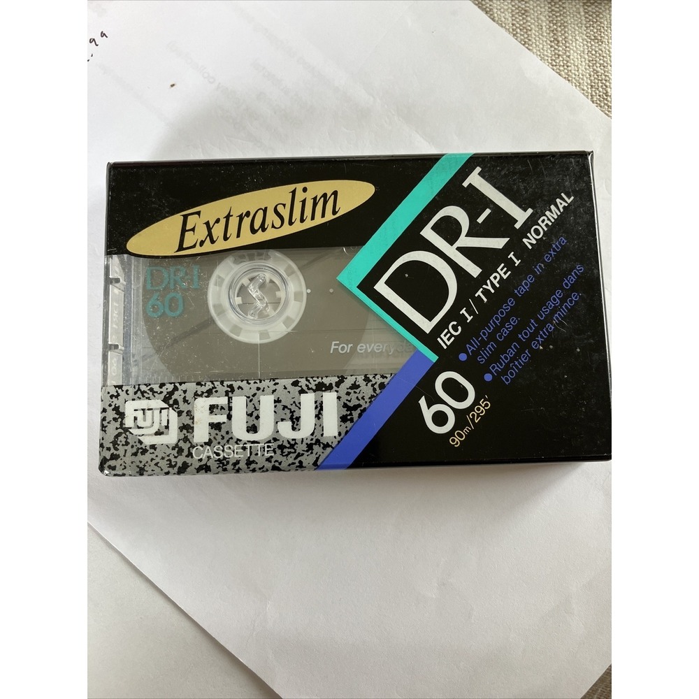 Fuji DR-I 60 Extra Slim Type I IEC I Type I Normal Blank Audio Cassette‎ Tape